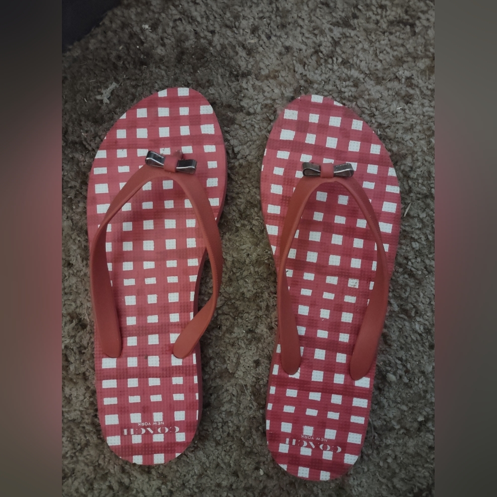 Coach New York flipflops